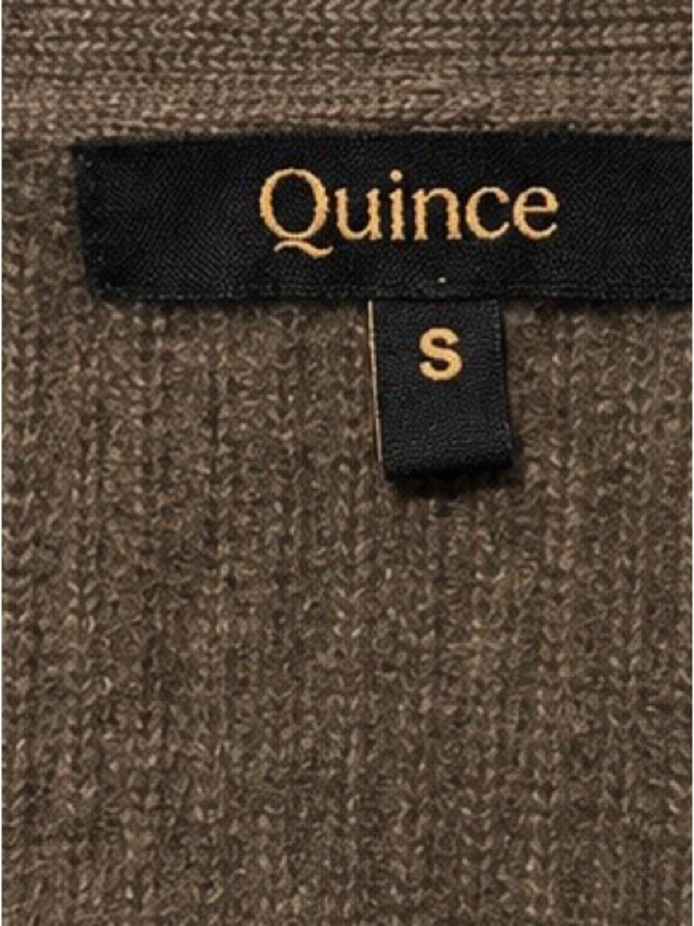 Quince Mongolian Cashmere Oversized Boyfriend Cardigan Sweater Brown Size S - Picture 8 of 8